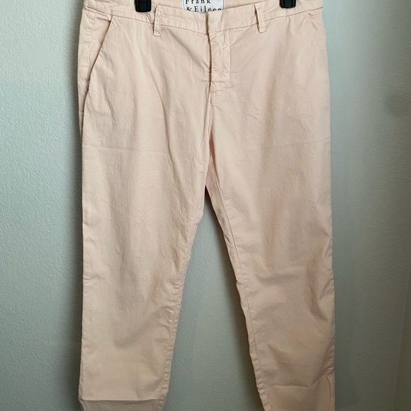 Frank & Eileen Pink Ankle Cropped Pants